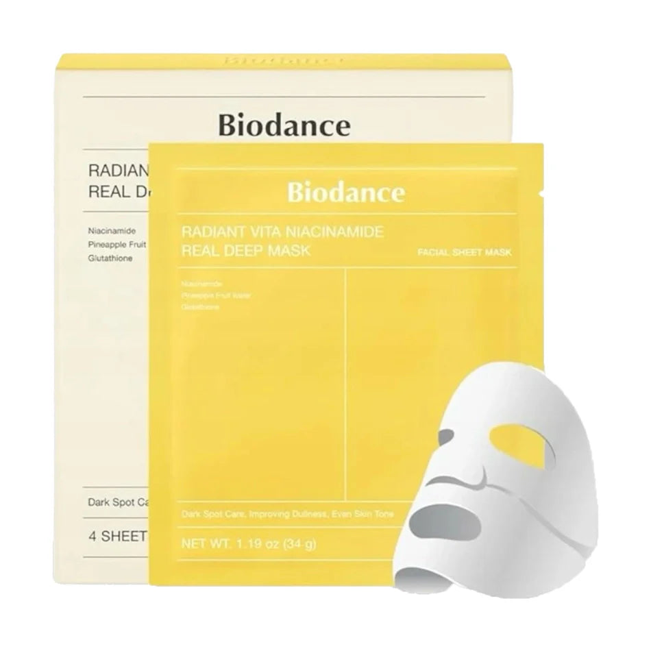 Radiant Vita Niacinamide Real Deep Mask (4 pcs)