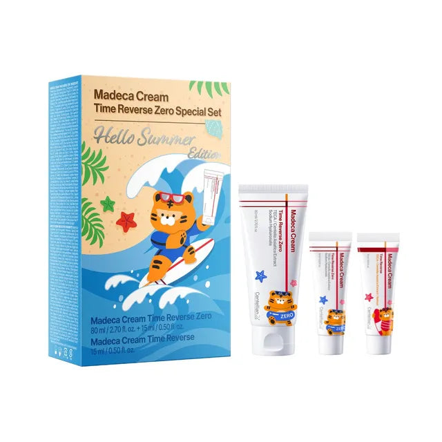 Hello Summer Edition Madeca Cream Time Reverse Zero Set (80ml+15ml) + Time Reverse Cream(15ml)