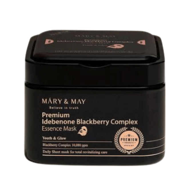 Premium Idebenon Blackberry Complex Essence Mask box 20pcs